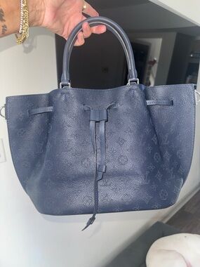 Authenticated Louis Vuitton Girolata Mahina Bag Blue SALE UNTIL FRIDAY ONLY